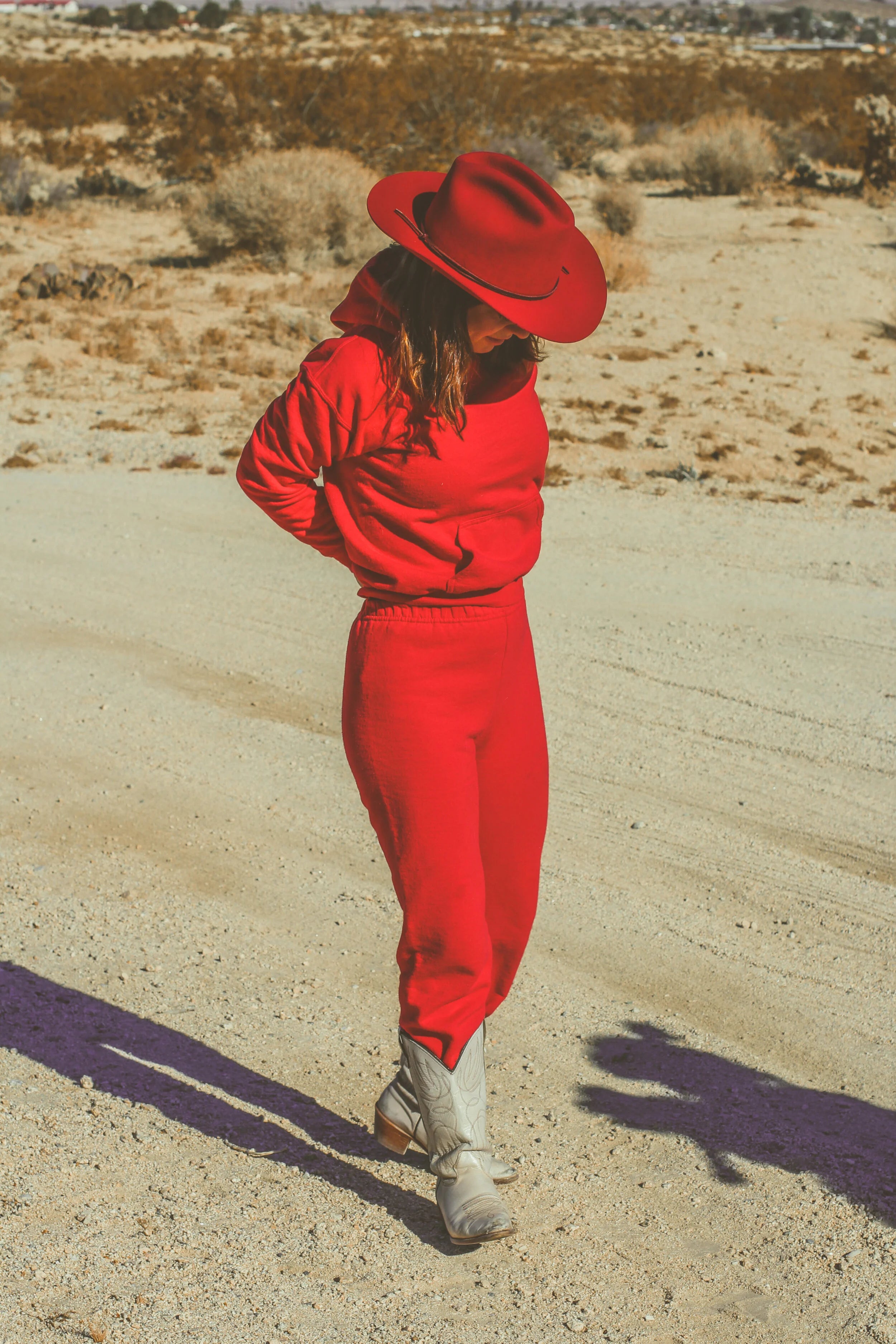 RED COWBOY HAT