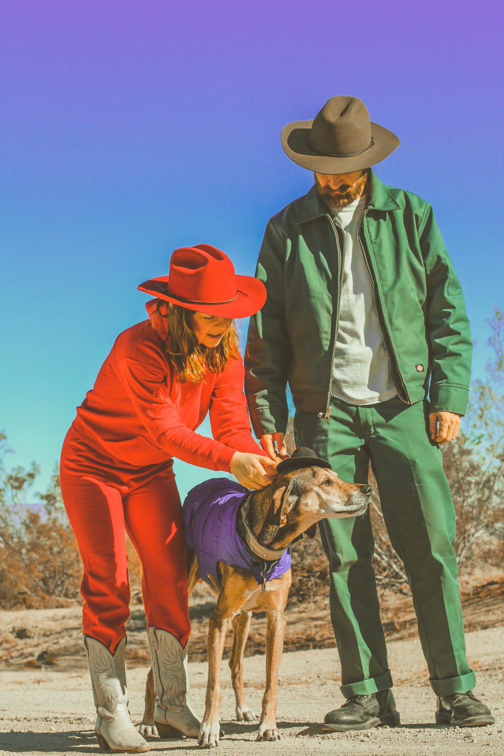 RED COWBOY HAT