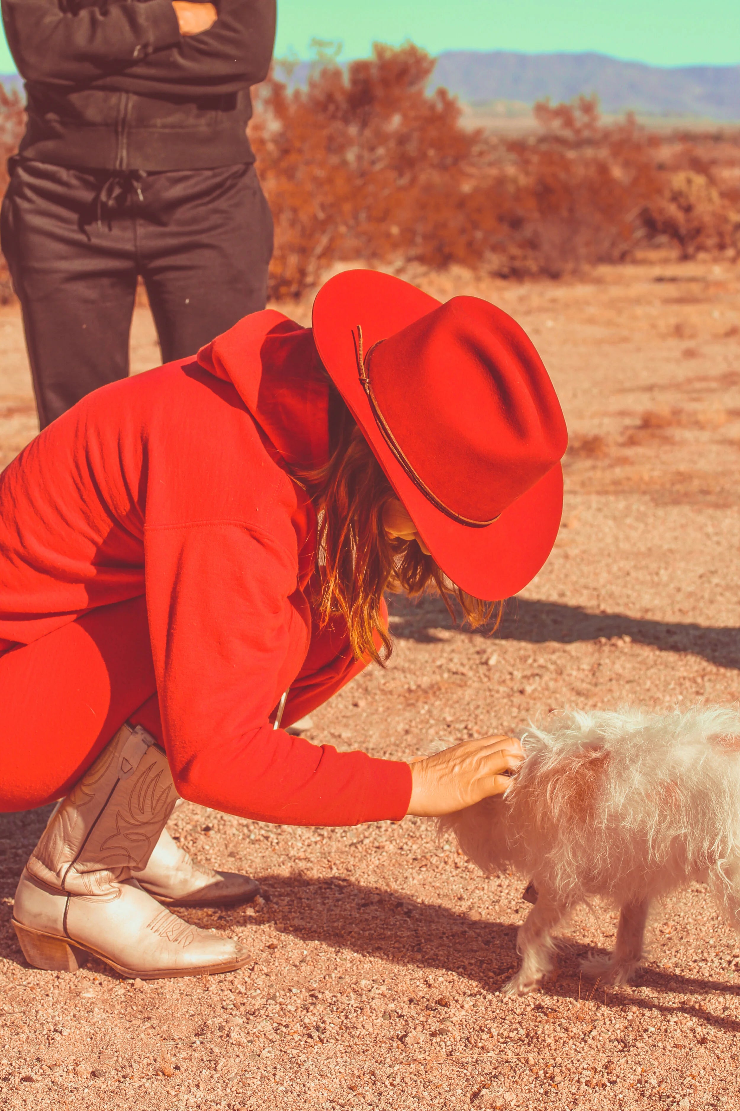 RED COWBOY HAT